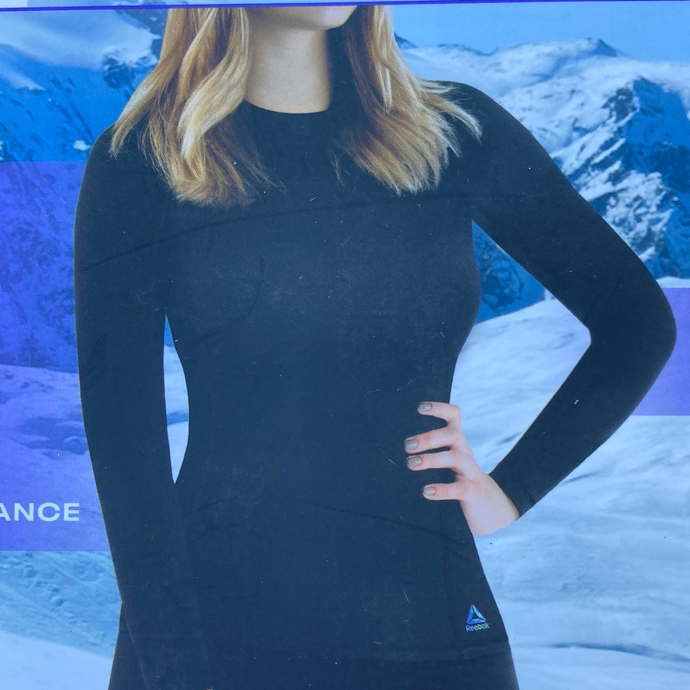 Black long sleeve performance fabric too